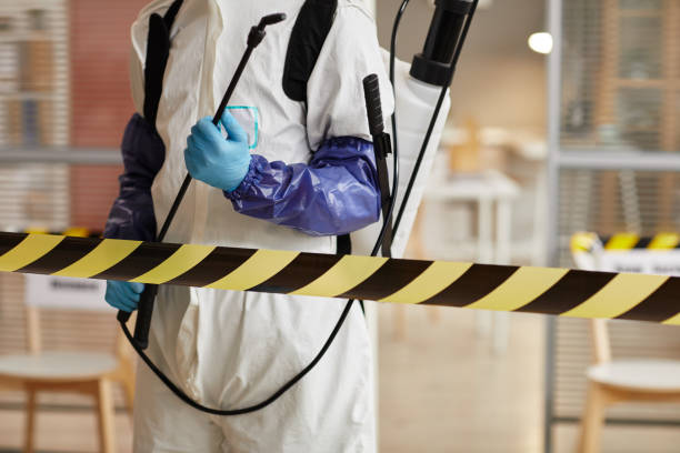Professional Infectious Disease Decontamination technician working in Manor, TX